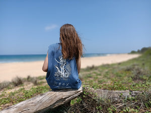 Arugambay / ABAY Rebirth Unisex Singlet Navy Blue